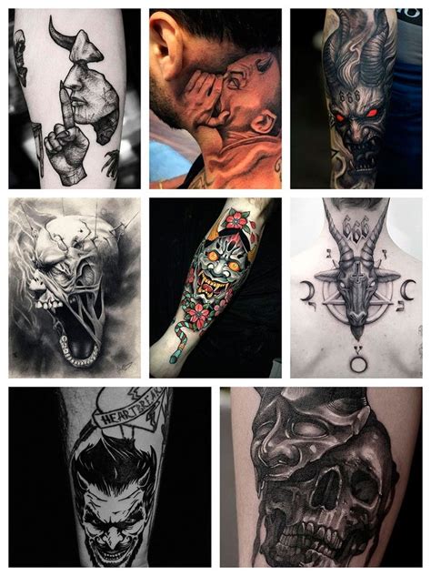 tatuajes de diablos en el brazo|Asombrosos y realistas tatuajes diabolicos en el brazo